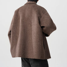 Load image into Gallery viewer, Vintage Twill Loose Woolen Jacket