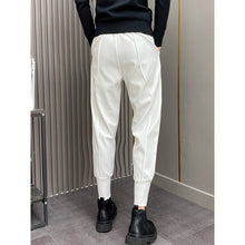 Load image into Gallery viewer, Casual Solid Color Straight Leg Ankle-length Pants