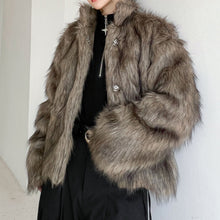 Load image into Gallery viewer, Winter Short Faux Fur Jacket