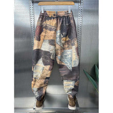 Load image into Gallery viewer, Retro Patchwork Floral Loose Harem Pants
