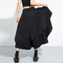 Load image into Gallery viewer, Irregular High-waisted A-line Skirt Pants