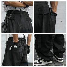 Load image into Gallery viewer, Ribbon Street Loose Wide Leg Straight Trousers