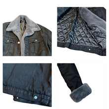 Load image into Gallery viewer, Winter Cotton Denim Jacket