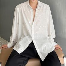Load image into Gallery viewer, Shiny Chiffon Thin Long Sleeve Shirt