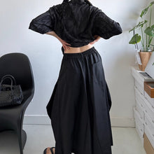 Load image into Gallery viewer, Irregular 3D Drawstring Loose Wide-leg Pants