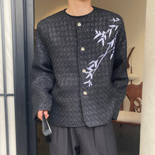 Load image into Gallery viewer, Embroidered Woven Wool Short Jacket