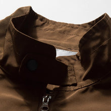 Load image into Gallery viewer, Stand-up Collar Loose Casual Solid Color Jacket