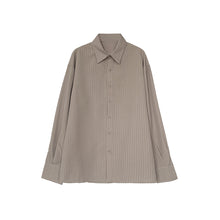 Load image into Gallery viewer, Loose Long-sleeved Casual Striped Shirt