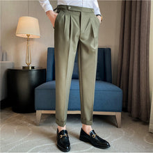 Load image into Gallery viewer, Adjustable Waist Slim Fit Casual Pants