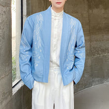 Load image into Gallery viewer, Simple Embroidered Short Retro Cardigan