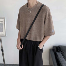 Load image into Gallery viewer, Small Neck Casual Short Sleeve T-Shirt