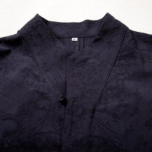 Load image into Gallery viewer, Cotton and Linen Jacquard Vintage Half Sleeve Shirt