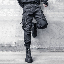 Load image into Gallery viewer, Dark Functional Ribbon Overalls