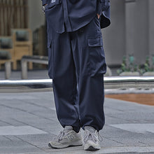 Load image into Gallery viewer, Japanese Loose Wide-leg Multi-pocket Pants