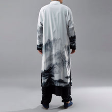 Load image into Gallery viewer, Chiffon Fake Two-piece Button Trench Coat