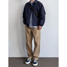 Load image into Gallery viewer, Japanese Retro Loose Casual Collared Coach Jacket