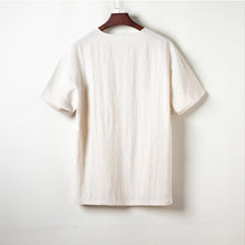 Load image into Gallery viewer, Retro Cotton Linen Button-down Shirt