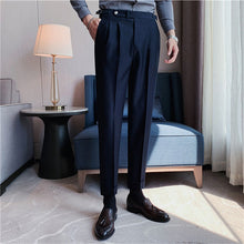 Load image into Gallery viewer, Adjustable Waist Slim Fit Casual Pants