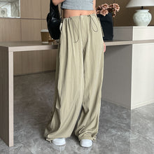 Load image into Gallery viewer, Drawstring High Waist Pocket Trousers