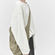 Load image into Gallery viewer, Women’s Japanese Lantern Hem Elastic Waistband Shirt