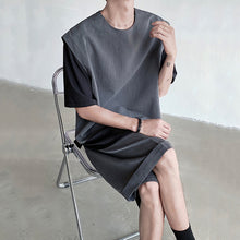 Load image into Gallery viewer, Fake Two Piece Knitted Contrast Color Two Piece Set