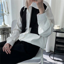 Load image into Gallery viewer, Fake Two-piece Long-sleeved Shirt