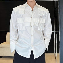 Load image into Gallery viewer, Three-dimensional Pocket Work Shirt
