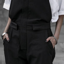 Load image into Gallery viewer, Functional Black Jumpsuit
