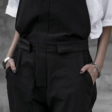 Load image into Gallery viewer, Functional Black Jumpsuit