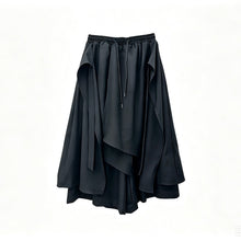Load image into Gallery viewer, Japanese Loose Asymmetrical multi-layered Shirt and Skirt-Pants Two-piece Set