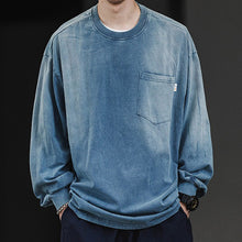 Load image into Gallery viewer, Vintage Washed Distressed Long Sleeve T-shirt