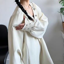 Load image into Gallery viewer, Padded Shoulder Button Loose Suit Jacket