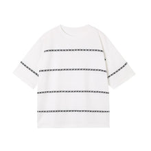 Load image into Gallery viewer, Webbing Crew Neck Short Sleeve T-Shirt