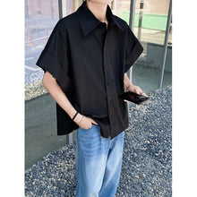 Load image into Gallery viewer, Vintage Lapel Short Sleeve Shirt