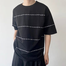 Load image into Gallery viewer, Webbing Crew Neck Short Sleeve T-Shirt