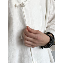 Load image into Gallery viewer, Loose Vintage Cotton and Linen Shirt Top