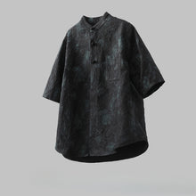 Load image into Gallery viewer, Tie-dyed Thin Breathable Stand-up Collar Shirt