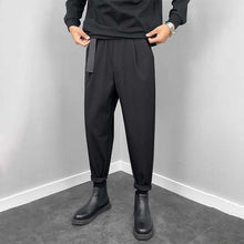 Load image into Gallery viewer, Black Casual Pencil Pants