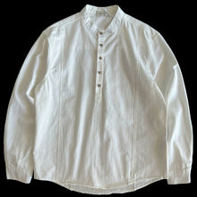 Load image into Gallery viewer, Heavyweight Japanese-style Henley Collar Long-sleeved Shirt