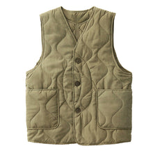 Load image into Gallery viewer, Winter Multi-Pocket Padded Vintage Vest