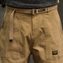 Load image into Gallery viewer, American Retro Patchwork Straight-leg Cargo Pants