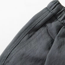 Load image into Gallery viewer, Breathable Elastic Waist Loose Curved Trousers