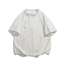 Load image into Gallery viewer, Retro Button-down Short-sleeved Shirt