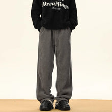 Load image into Gallery viewer, Thick Cotton Casual Corduroy Straight Wide-leg Pants