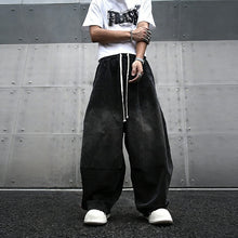 Load image into Gallery viewer, Retro Drawstring Wide-leg Harem Pants