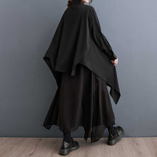 Load image into Gallery viewer, Loose Calligraphy Print Shirt Irregular Wide Leg Culottes