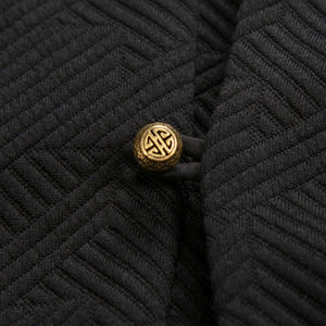 Retro Waistcoat Copper Button Stand Collar Vest