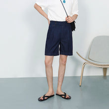 Load image into Gallery viewer, Vintage Neapolitan Pleated Casual Shorts