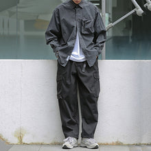 Load image into Gallery viewer, Japanese Loose Solid Color Shirt