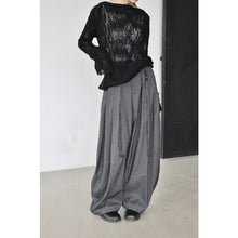 Load image into Gallery viewer, Women's Pleated High-waist Wide-leg Pants